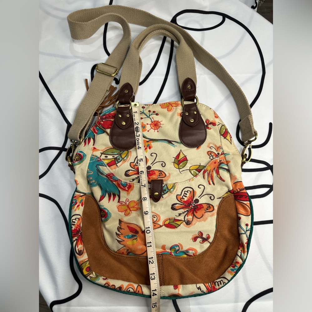 Lucky Brand Multicolor Floral Crossbody Bag